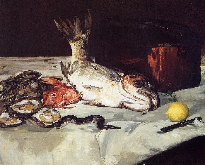 Edouard Manet Still Life with Fish Germany oil painting art